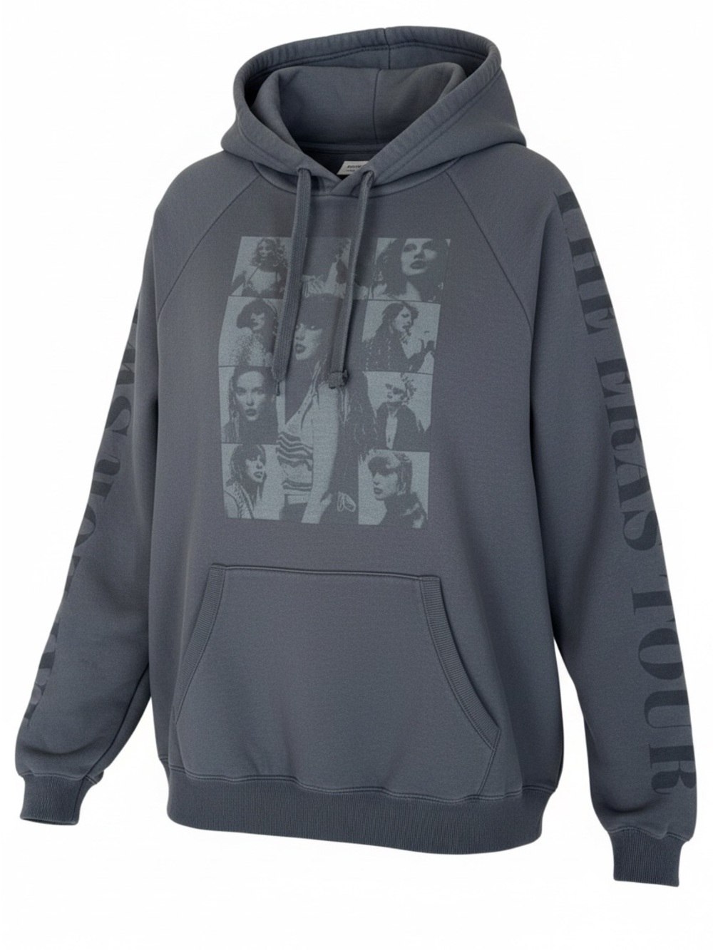 Authentic Taylor Swift Eras Tour Through LA Charcoal gray Hoodie Size Large